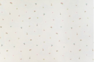 Обои белые виниловые детские Артекс Зайки арт. 10491-01 Обои виниловые де